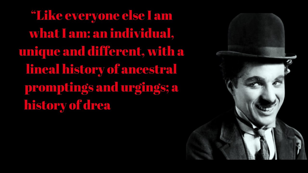 TOP 20 MOTIVATIONAL & INSPIRATIONAL QUOTES BY CHARLIN CHAPLIN