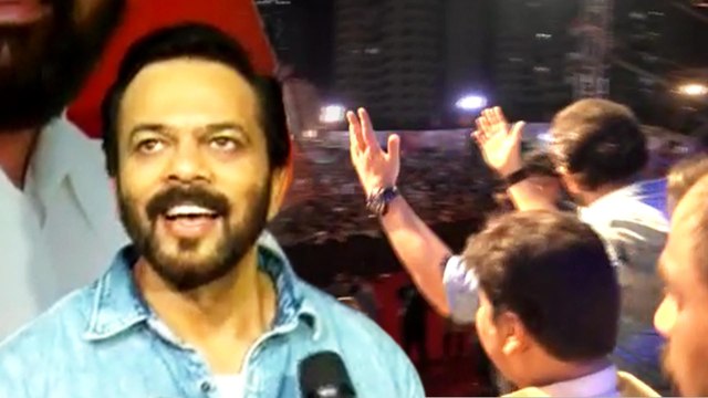 गरबा खेलने वालो की भीड़ देखकर रोहित शेट्टी ने कही ये खास बात