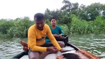 সুন্দরবনের নদী থেকে ভোলা মাছ ধরে এনে সরিষা বাটা দিয়ে রান্না করলাম । Sundarban fishing and cooking