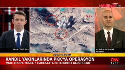 Kandil yakınlarında PKK'ya operasyon
