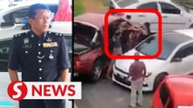 Fight breaks out after car blocks road in Batu Caves