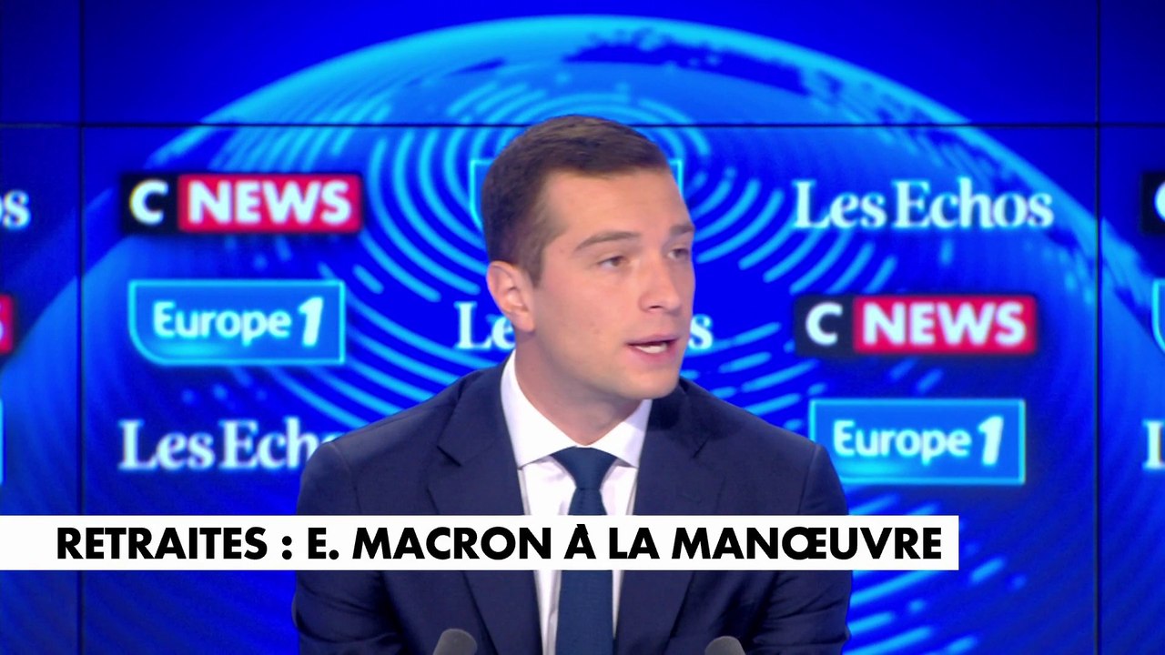 Jordan Bardella : «La retraite ce n’est pas de la comptabilité, le gouvernement nous place dans des équations impossibles, on imagine pas un marin pêcheur partir à la retraite à 65 ans, tout cela est une pure folie»