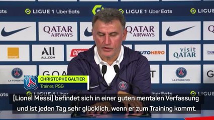 Galtier: Messi kann wieder "Weltklasse werden"