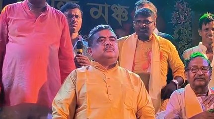 পুজো উদ্বোধনে তৃণমূলকে গোল দিয়ে কতটা এগোলেন শুভেন্দু অধিকারী |OneIndia Bengali