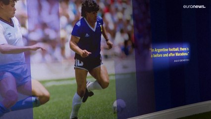 Maradonas "Hand-Gottes"-Trikot mit der Nummer 10 wird in Katar ausgestellt