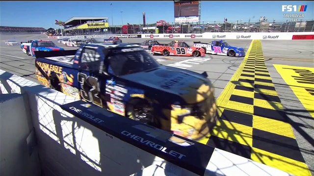 NASCAR Truck Series 2022 Talladega Race Crazy Finish Big Chaos Di Benedetto Win