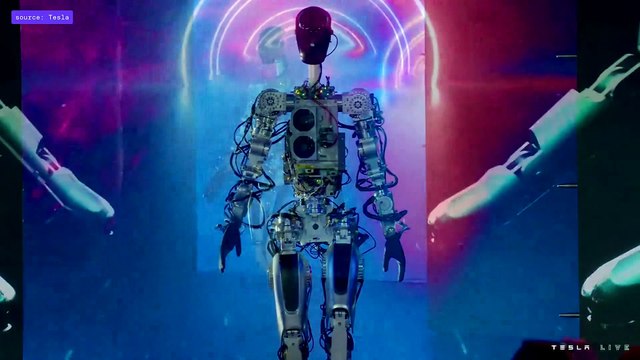 Elon Musk reveals a humanoid robot at Tesla AI Day 2022