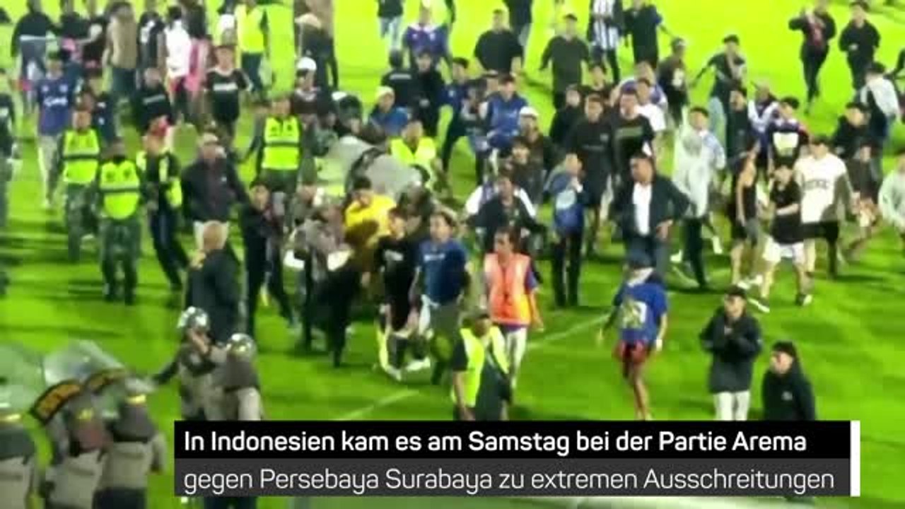 Verletzte und Tote bei Fan-Attacken in Indonesien