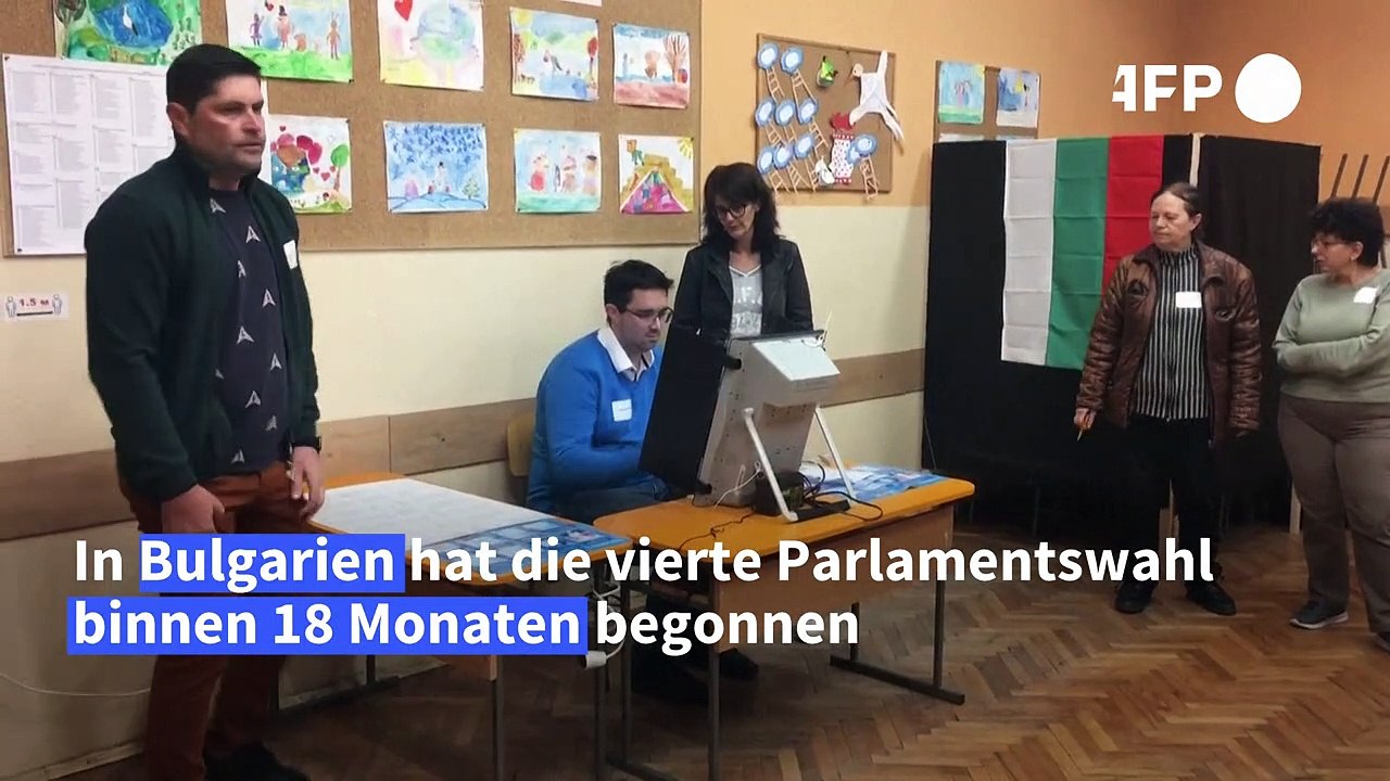 Bulgaren wählen zum vierten Mal in 18 Monaten