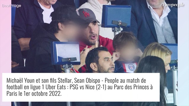 Léa Salamé complice avec son fils, le bébé de Michaël Youn visiblement agacé... il y avait foule au Parc des Princes