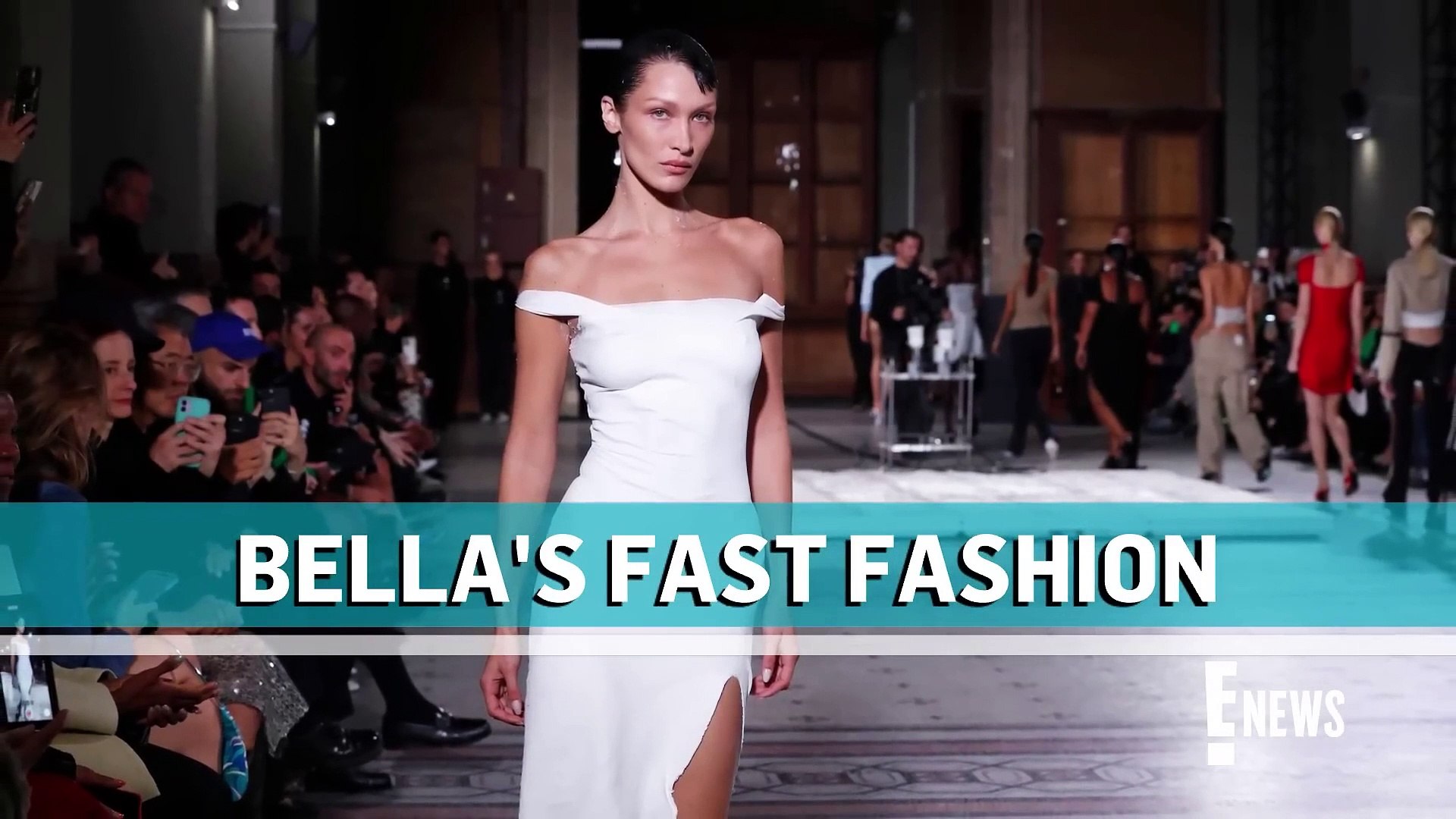 Bella Hadid Has Dress SPRAY-PAINTED ON During Runway - video Dailymotion