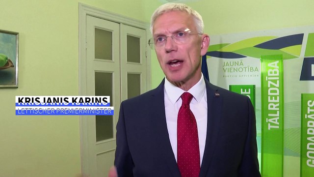 Mitte-Partei des Regierungschefs gewinnt Parlamentswahl in Lettland