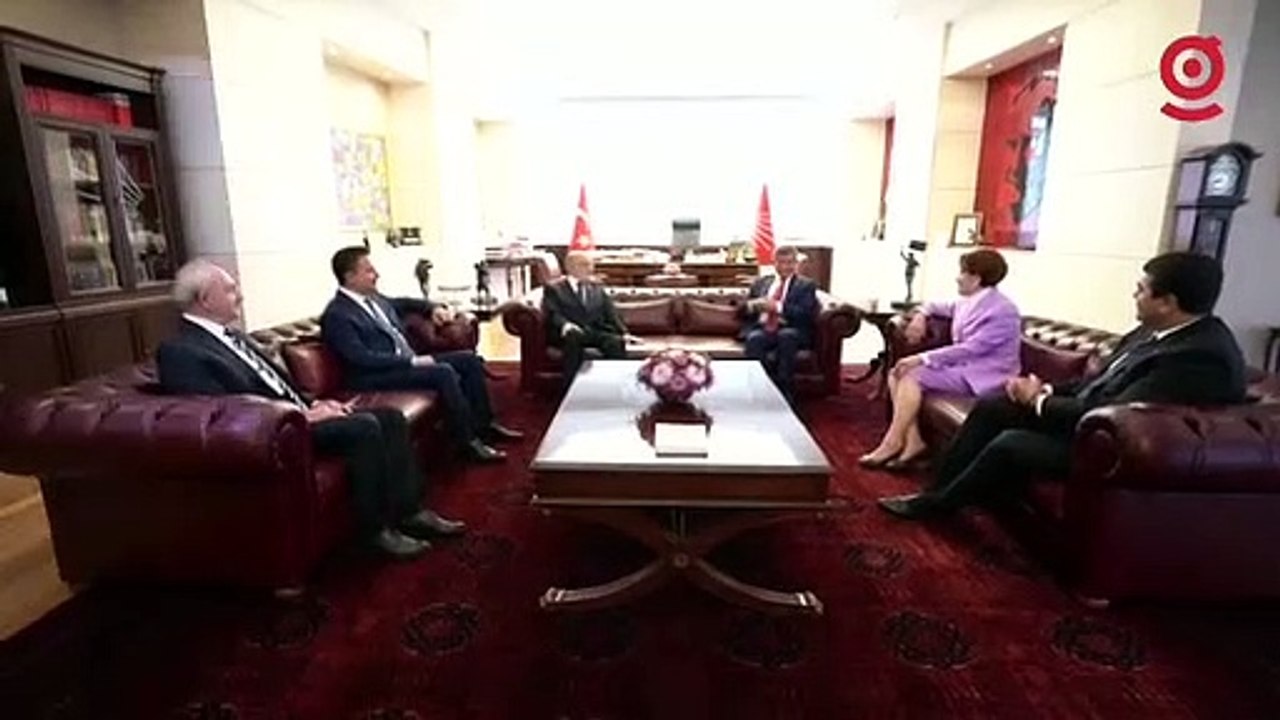 Altılı masada kritik toplantı başladı: İşte ilk görüntüler