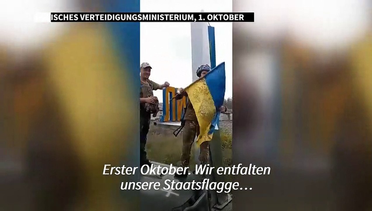 Selenskyj verkündet 'vollständige' Rückeroberung von Lyman