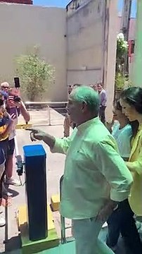 Ciro Gomes (PDT) chega para votar em Fortaleza