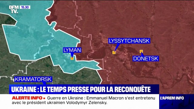 Guerre en Ukraine: le temps presse pour la reconquête des territoires occupés par la Russie