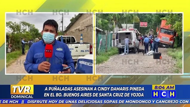 ¡En la puerta de su casa! A puñaladas matan a joven mujer en Santa Cruz de Yojoa