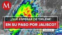 Intensas lluvias por huracán Orlene en Jalisco