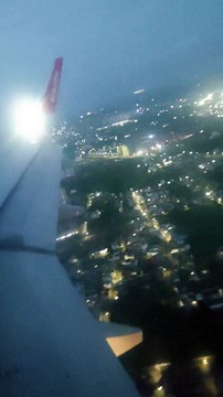 Air Arabia flight view || Air Arabia Jaipur flight view || landing in Jaipur airport