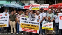 Antalya'da RES’e karşı bölge halkı eylem yaptı