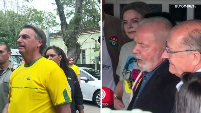 Brazil election: Lula leads Bolsonaro in polls as country votes in tense presidential contest