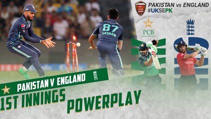 1st Innings Powerplay | Pakistan vs England | 7th T20I 2022 | PCB | MU2T