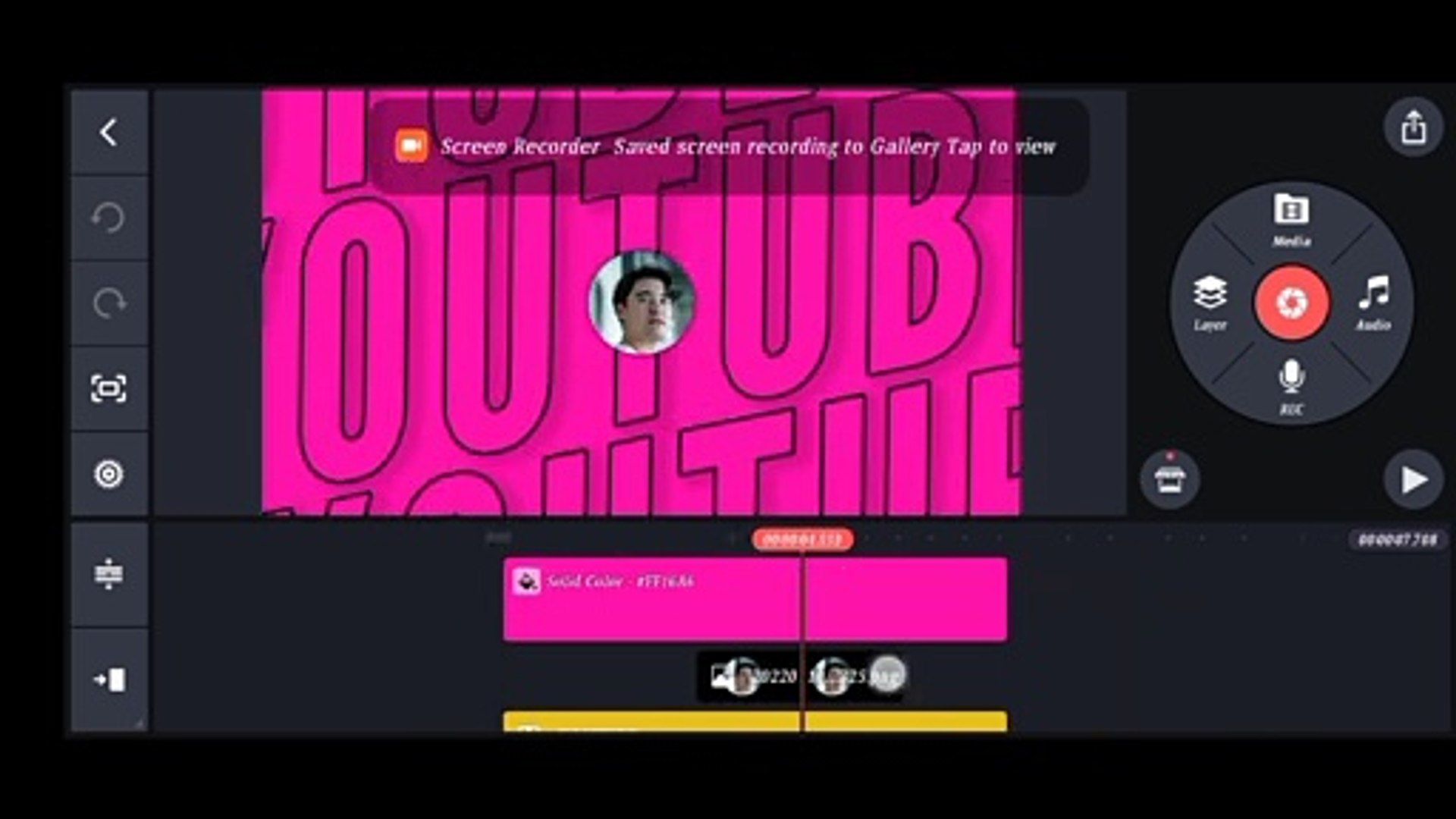 ⁣How to make simple YouTube intro in KINEMASTER