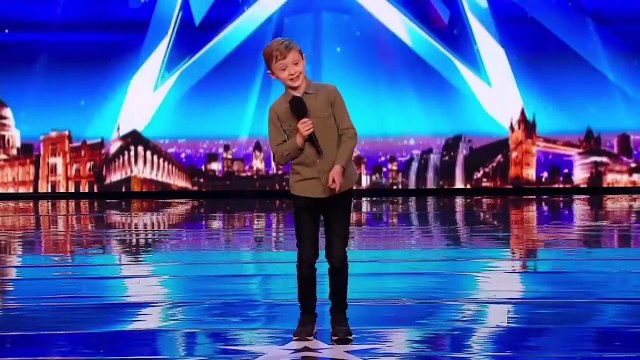 britain got talent 8year old boy comedian entertainment world