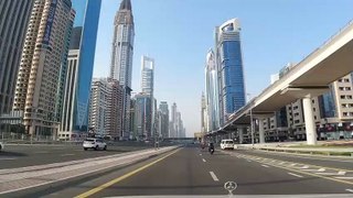 Dubai travel || Dubai road view || Dubai car drive