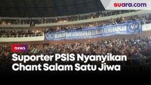 Beri Dukungan Moril ke Aremania, Ribuan Suporter PSIS Semarang Nyanyikan Chant Salam Satu Jiwa di Stadion Jatidiri