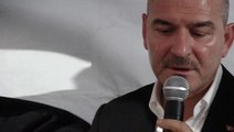 İçişleri Bakanı Süleyman Soylu, katıldığı şehit cenazesinde gözyaşlarını tutamadı