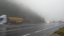 Bolu gündem haberleri | Bolu Dağı'nda sis etkili oluyor