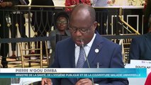 Pierre Demba, Ministre de la Santé à la renccontre du Fonds Mondial contre le SIDA