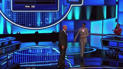 Tracie and Brandon play for 20k $ - Steve Harvey Family Feud
