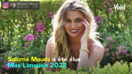 Voici - Miss France 2023 : qui est Salomé Maud, élue Miss Limousin 2022 ?