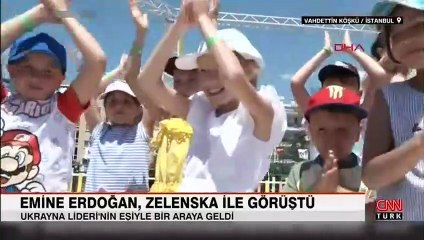 Emine Erdoğan, Olena Zelenska ile bir araya geldi