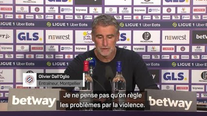 9e j. - Dall'Oglio condamne les violences en tribunes : "Ça ne devrait pas exister"