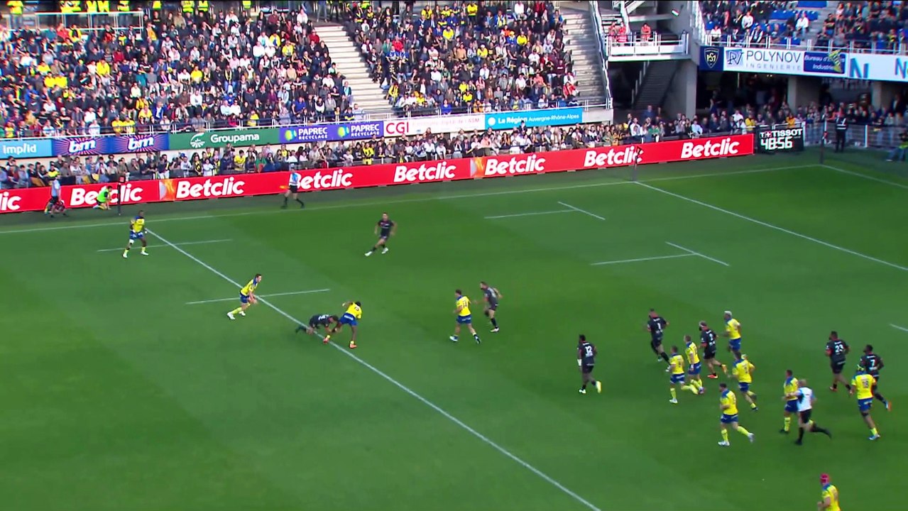 TOP 14 - Essai de Alivereti RAKA 3 (ASM) - ASM Clermont - LOU Rugby - Saison 2022/2023