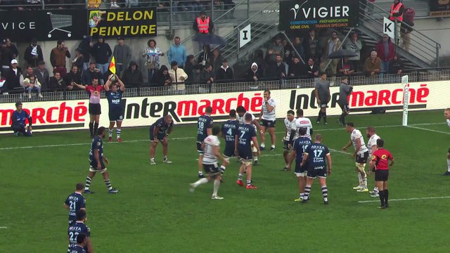 TOP 14 - Essai de Uzair CASSIEM (AB) - CA Brive - Aviron Bayonnais - Saison 2022/2023