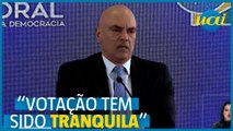 Moraes: 'votação tem sido tranquila e harmoniosa'