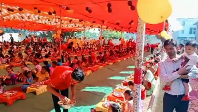 Sharadiya Navratri- 2022: एक साथ पांच हजार देवी स्वरूपा कन्याओं का पूजन..वीडियो में दे​खिए श्रद्धा का भाव