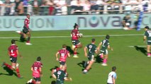 TOP 14 - Essai de Jiuta WAINIQOLO (RCT) - Section Paloise - RC Toulon - Saison 2022/2023