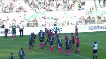 TOP 14 - Essai de Youri DELHOMMEL (SP) - Section Paloise - RC Toulon - Saison 2022/2023