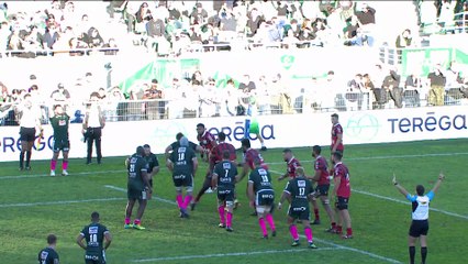TOP 14 - Essai de Youri DELHOMMEL (SP) - Section Paloise - RC Toulon - Saison 2022/2023