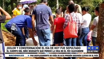 Sepultan los restos de menor brasileño que murió tras sucumbir una lancha en El Paraíso