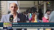 Horarios de votación se extienden para brasileños dentro y fuera del país