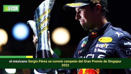 ¡De punta a punta! Checo Pérez ganó en Singapur y se coronó por cuarta ocasión en F1