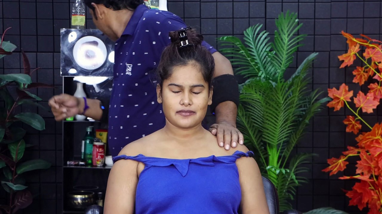 Head And Body Massage By Indian Barber | Soft Relaxing Massage With ASMR Vibes