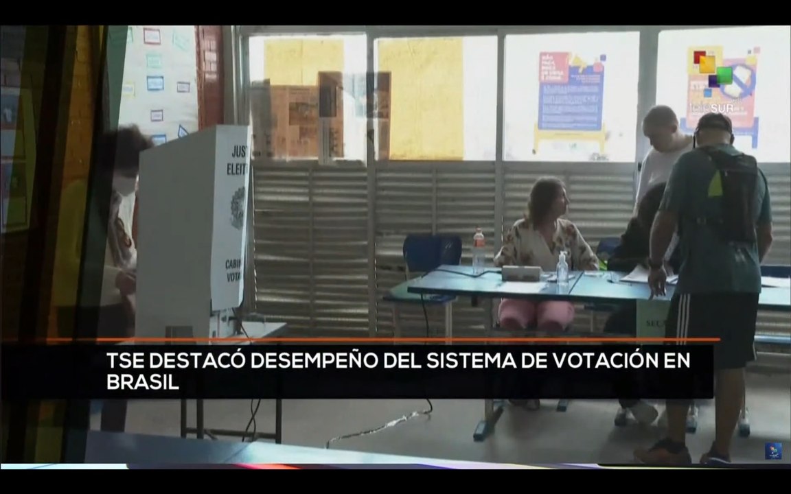 teleSUR Noticias 15:30 02-10: TSE destacó desempeño del sistema de votación en Brasil