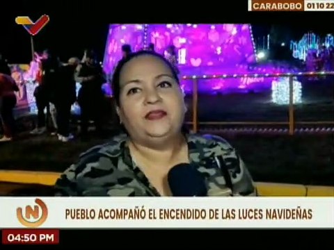 Al ritmo de la gaita el pueblo carabobeño participa en el encendido de luces navideñas